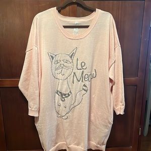 Melissa McCarthy Seven7 Le Meow Sweater